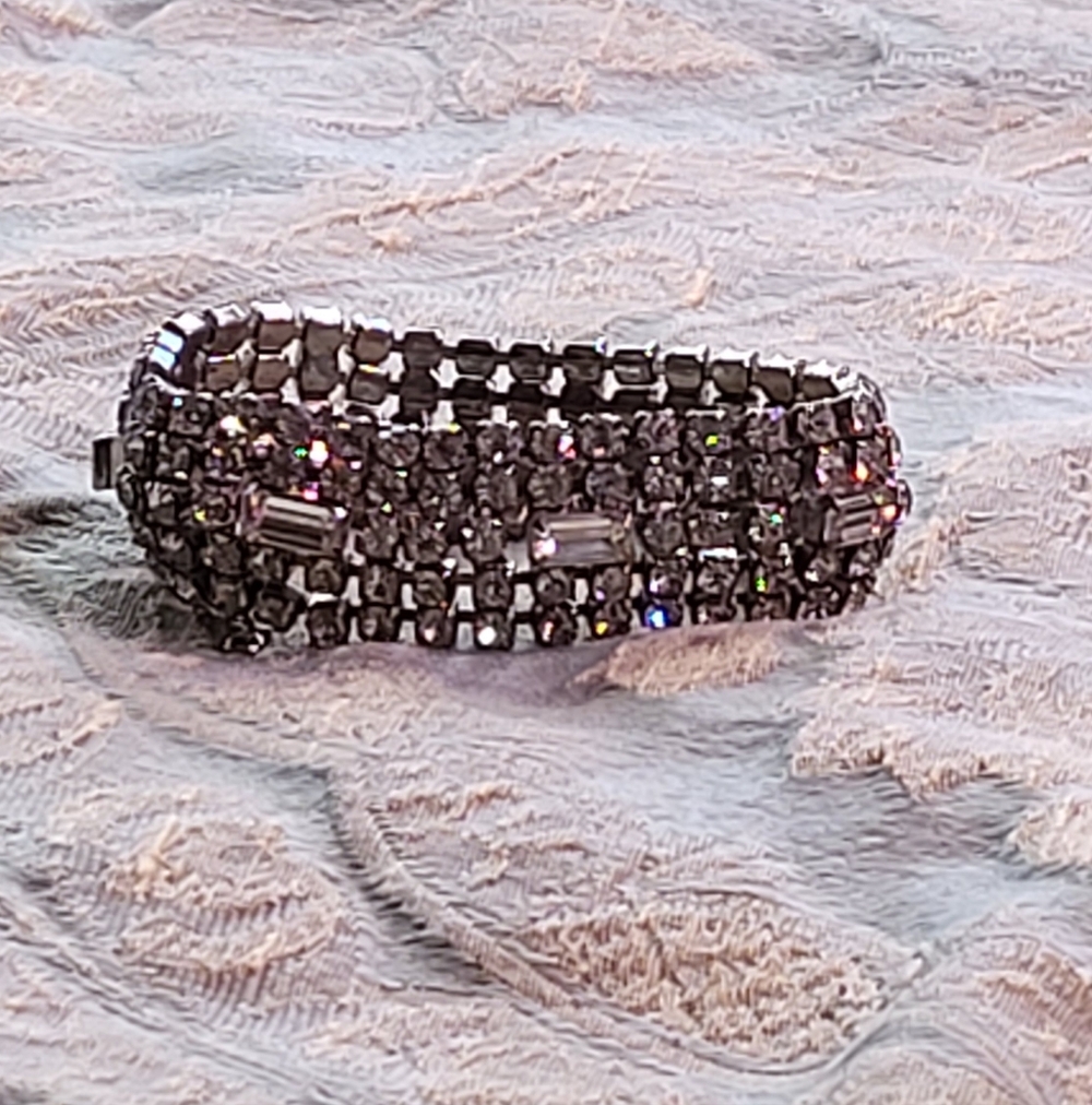 Vintage 1930's Art Deco Rhinestone Bracelet